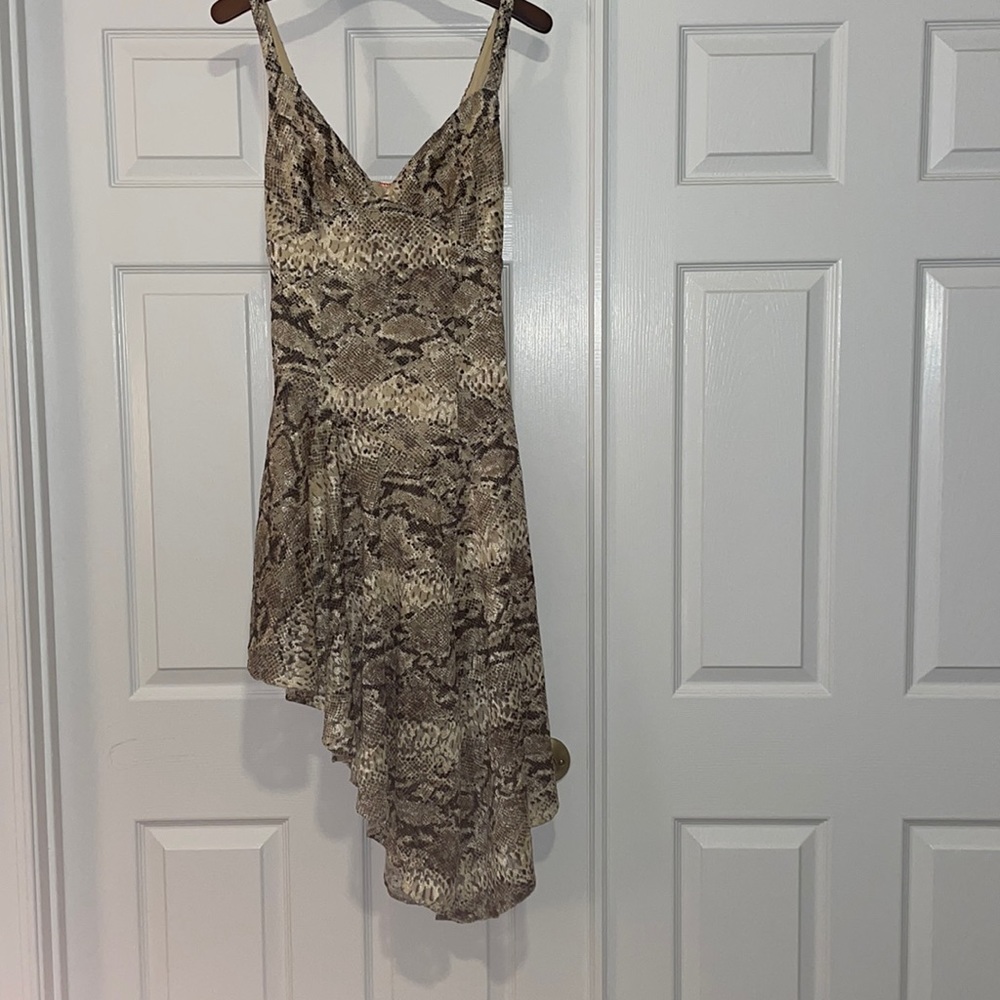 Snake Print Free People Dress